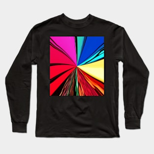 Colorful Rainbow Vortex 608 Long Sleeve T-Shirt